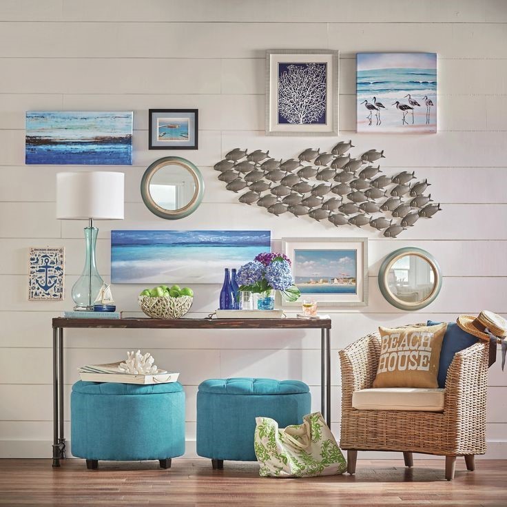 Seashell Wall Summer Room Décor