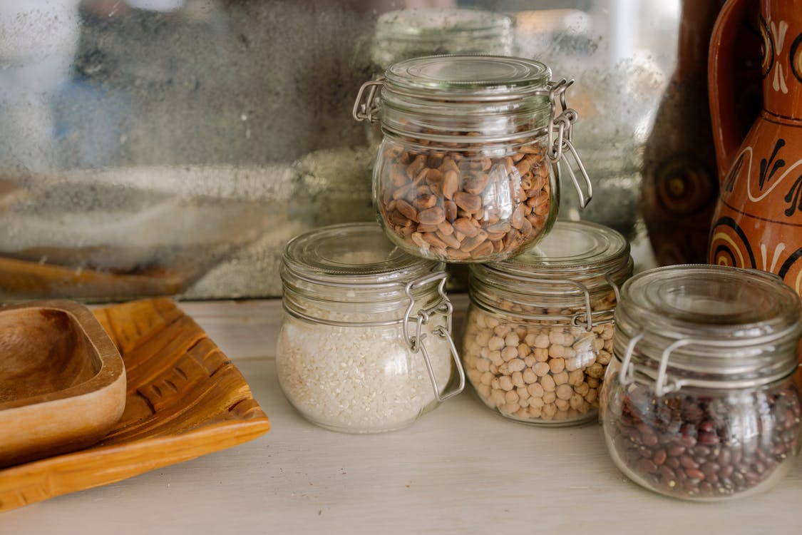Jars of Assorted Beans