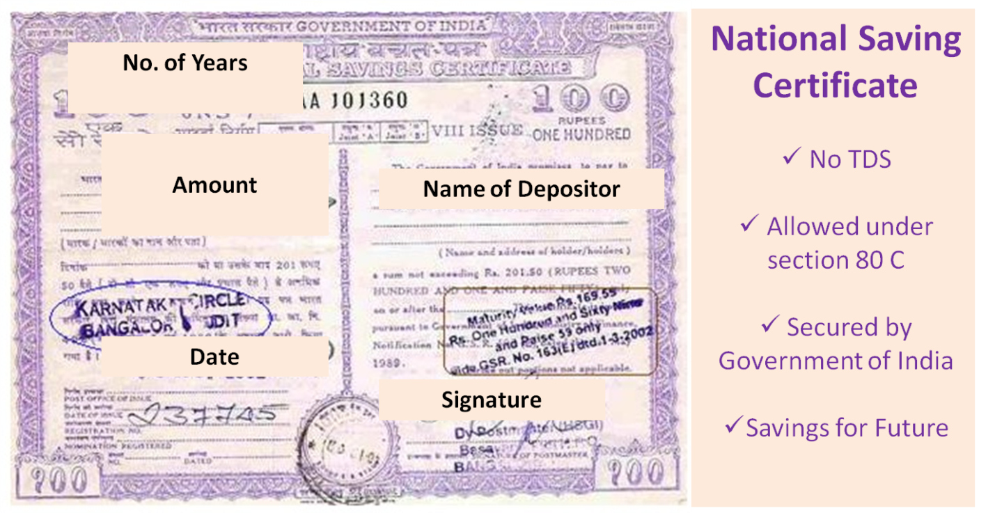 national saving certificate