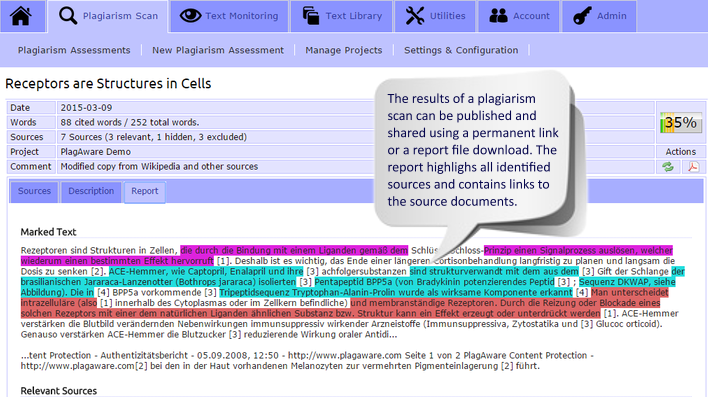 Plagaware Online Plagiarism Checker