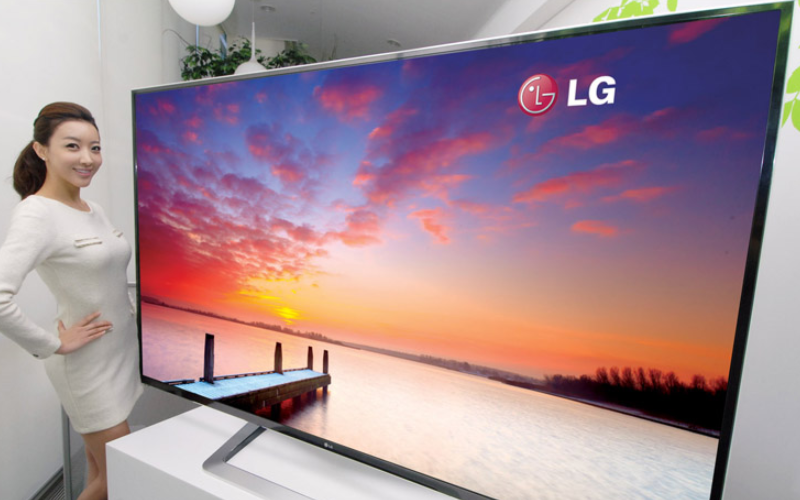 Big Screen LG Smart TV